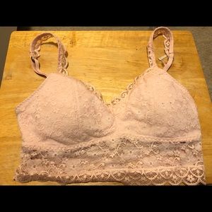 Pale pink Hollister Bralette